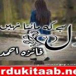 Dil Hai Ke Manta Nahi Urdu Novel By Faiza Ahmed Download