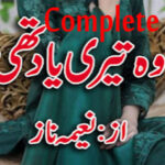 Wo Teri Yaad Thi By Naeema Naz Complete Novel