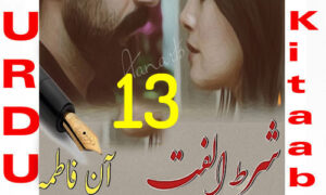 Read more about the article Shart E Ulfat By Aan Fatima Romantic Novel Episode 13