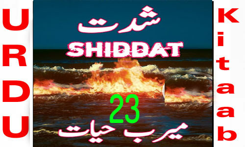 Shiddat Urdu Novel by Meerab Hayat Episode 23