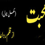 Mohabbat By Rida Abid Complete Romantic Novel