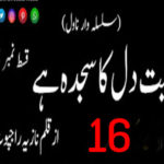 Mohabbat Dil Ka Sajda Hai By Nazia Rajpoot Novel Episode 16