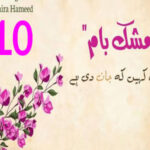 Mushk Baam by Sumaira Hameed Episode 10 Urdu Novel