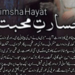 Jasarat e Mohabbat By Rimsha Hayat Complete Novel