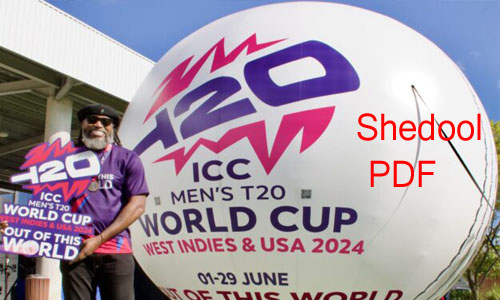 ICC Men’s T20 World Cup 2024 Shedool PDF Download