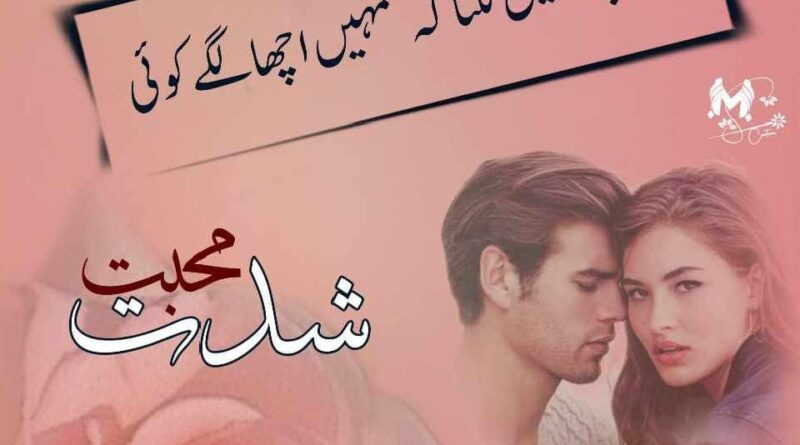 Shiddat E Mohabbat By Nazia Rajpoot Novel (Season 2 )